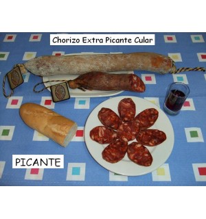 Extra spicy cular chorizo, Hernán-Galisteo